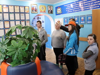 Акция с детьми Донбасса. В холле Центра